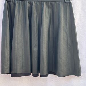 Zara Charcoal‎ Pleated Mini Skirt